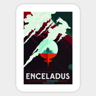 Enceladus Concept Art Sticker